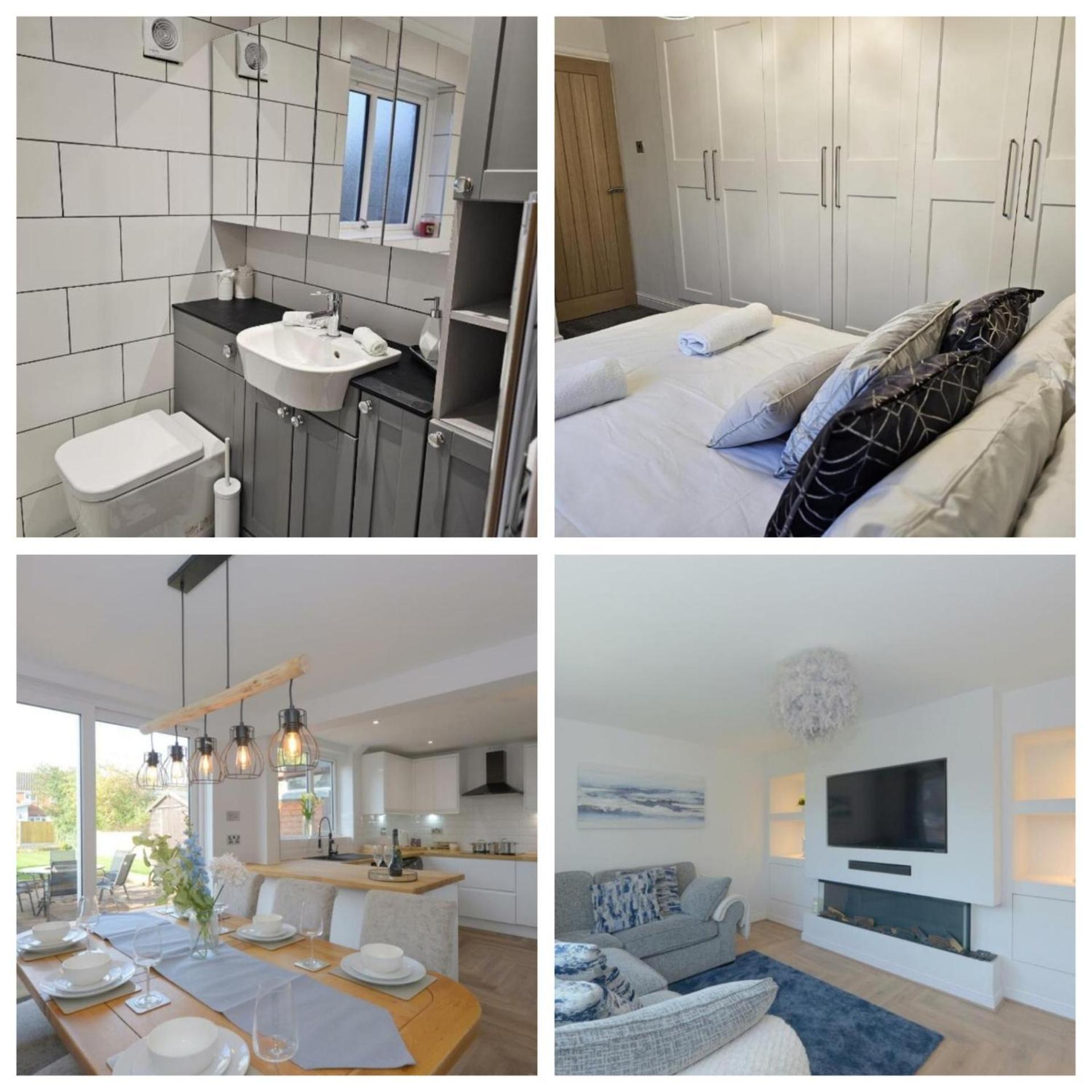 Modern 3 Bedroom Property With Free Driveway Parking By Shire Stays Шрусбері Екстер'єр фото